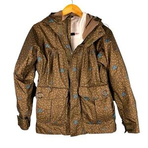 Bonfire Snowboard Company Women's Size SP Brown And Blue Snowboard Ski Jacket